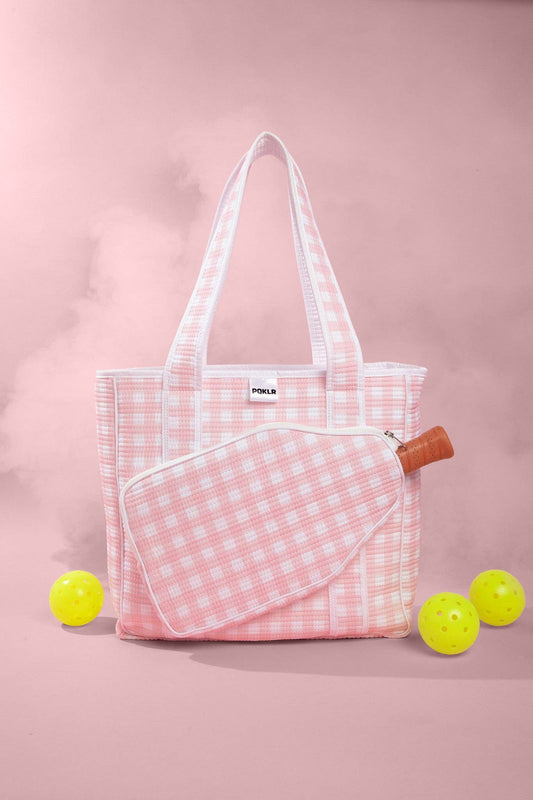 Gingham Game Bag - Pink Punch