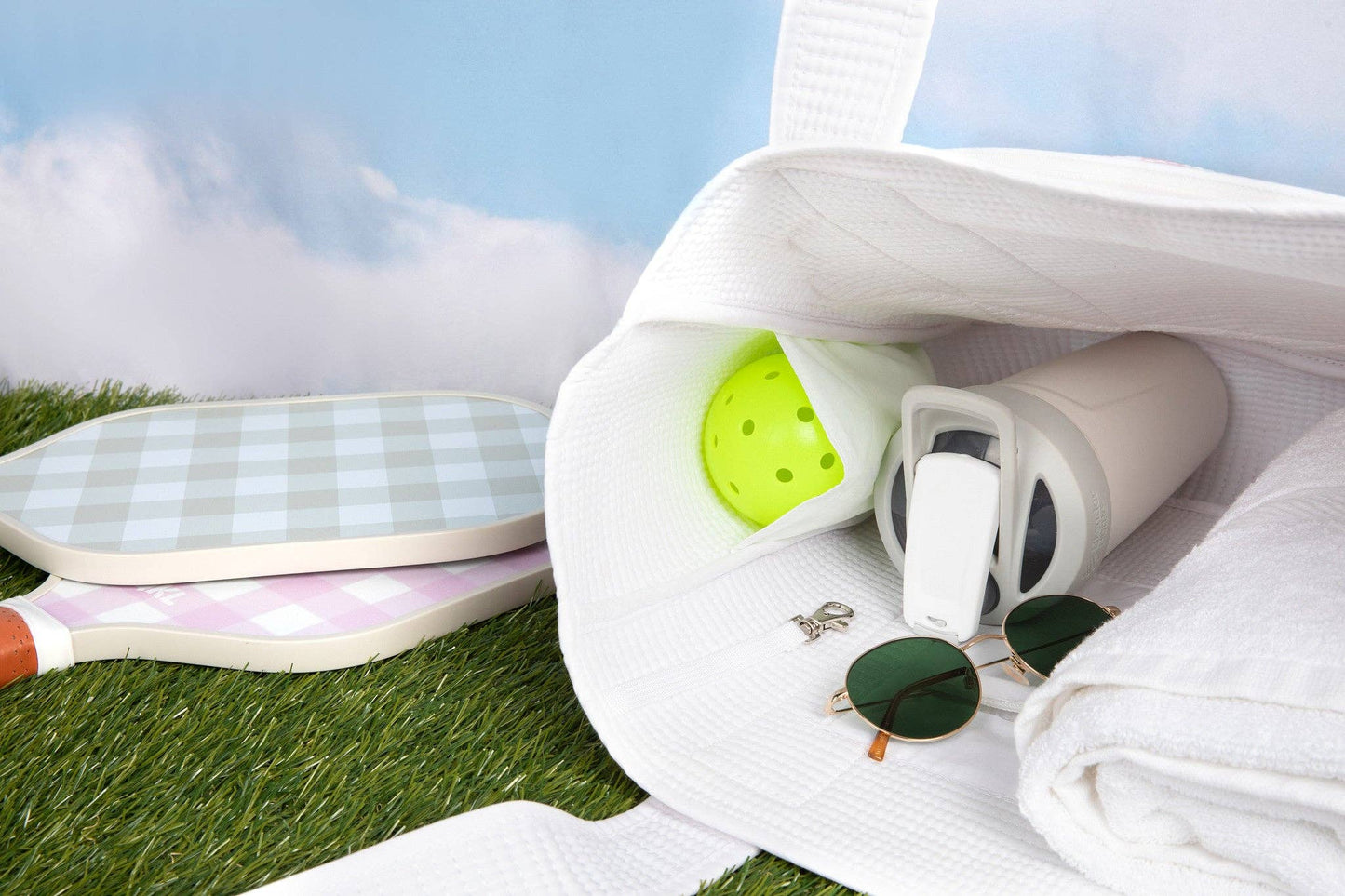 Gingham Game Bag - Pink Punch