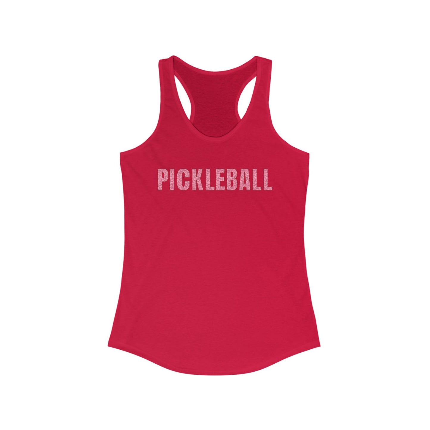 Pink Pickleball Cheetah Racerback
