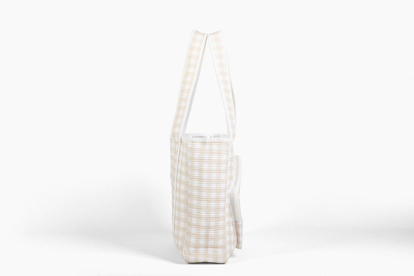 Gingham Game Bag - Vanilla Volley