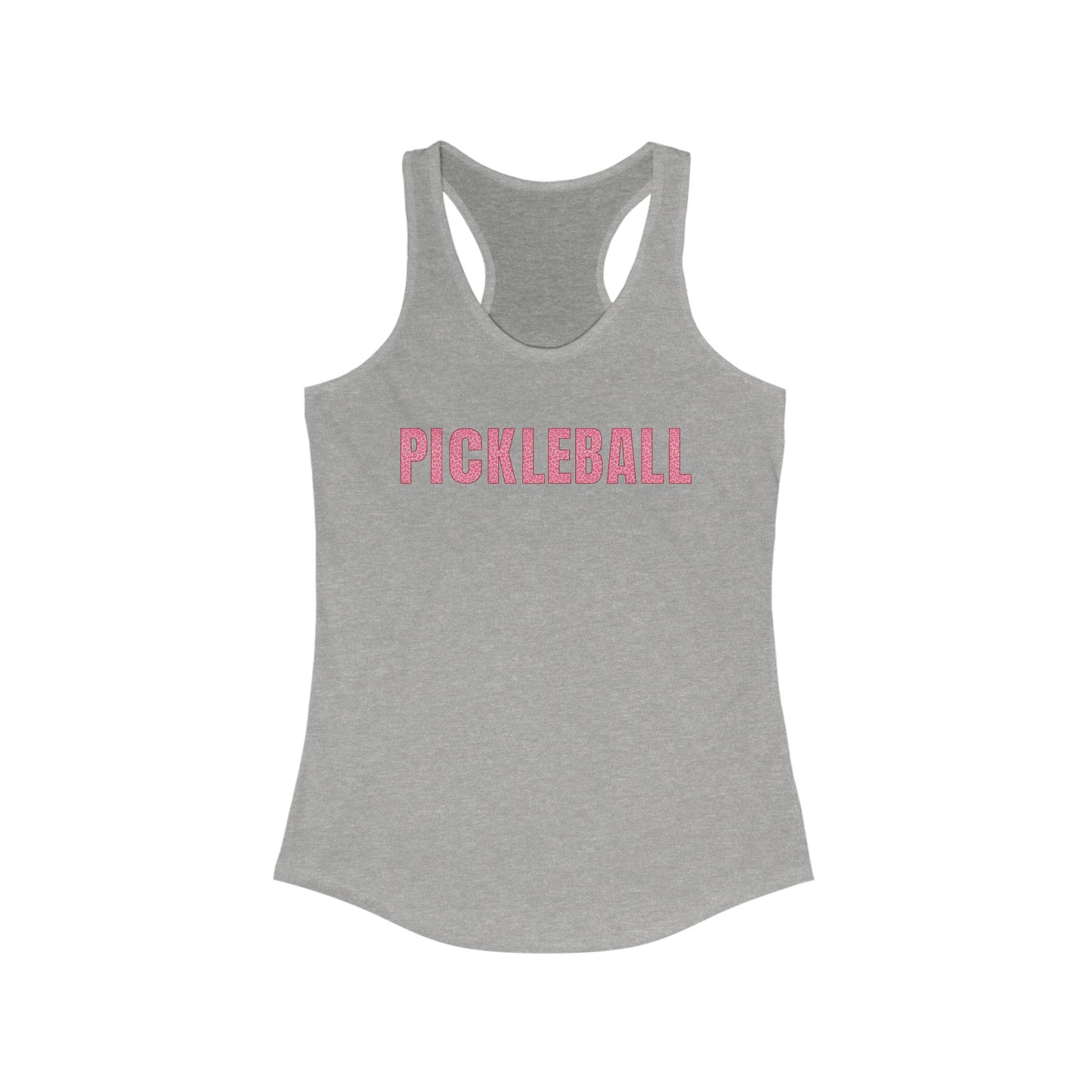 Pink Pickleball Cheetah Racerback