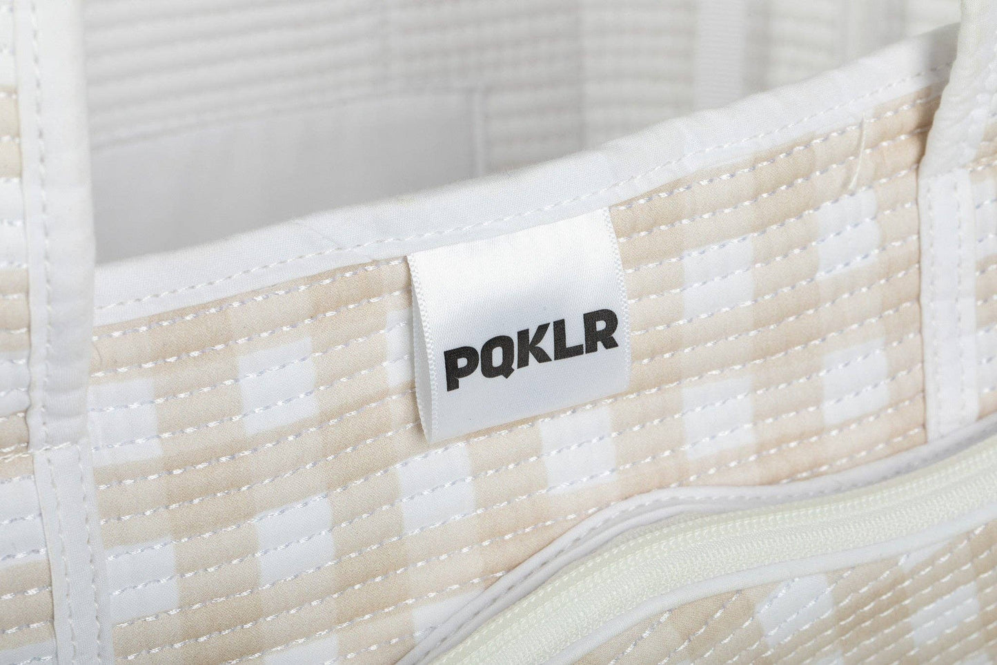 Gingham Game Bag - Vanilla Volley